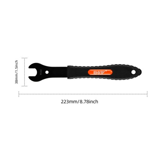 Chrisphil Bike Cone Wrench Set Tool for Bicycle Wheel Hub Axle Nut Install Remover Cycling Spanner Hub Repair Removal Tool 3PCS (17, 18, 19mm)