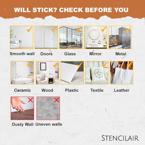 Reusable Stencil for Painting, Horse with Cowboy Silhouette, 8.5x11 Inches, Durable Plastic