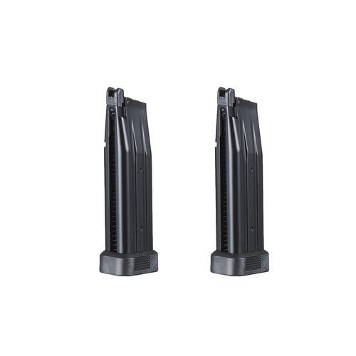 Lancer Tactical LTX-7 STRYK 28 Rounds Hi-Capa Green Gas Airsoft Magazine Two Packs