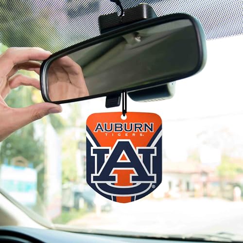 Auburn Tigers Hanging Car Air Freshener - 2 Pack, Black Ice
