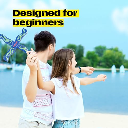 Glow-in-the-Dark Boomerang for Kids & Adults - Perfect Outdoor Toy