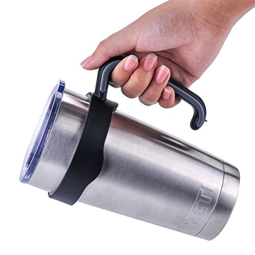 20 Oz Tumbler Handle - Fits Yeti, Rtic, Ozark Trail - Black