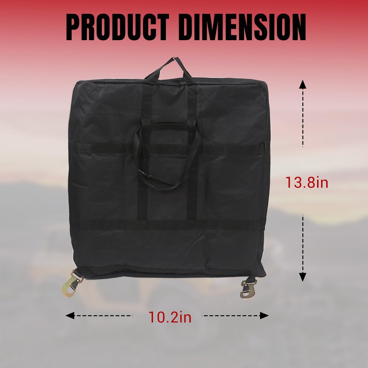 Hard Top Storage Bag Compatible with Bronco2023 2022 2021, Roof Panel Over First Row Seat fit Bronco Accessories 2/4-Door, Multi-Layer, Off-Roading