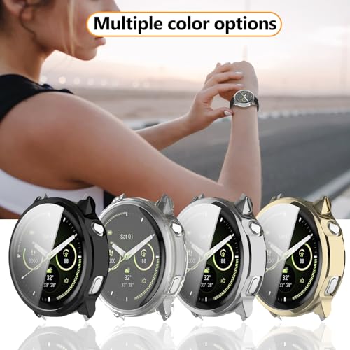 Soft TPU Screen Protector Case for Garmin Venu 4 41mm - Clear 4 Pack
