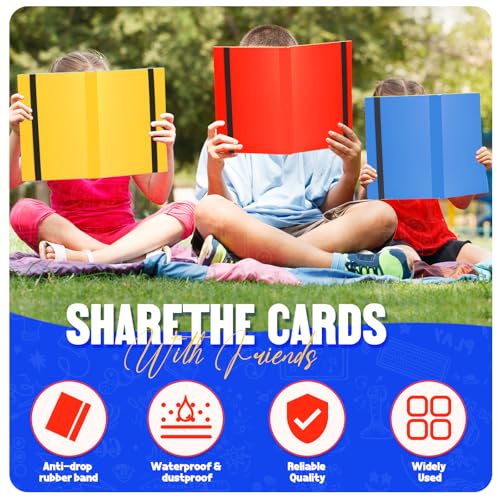 Trading Card Binder - 9-Pocket Album for 360 Cards, Red