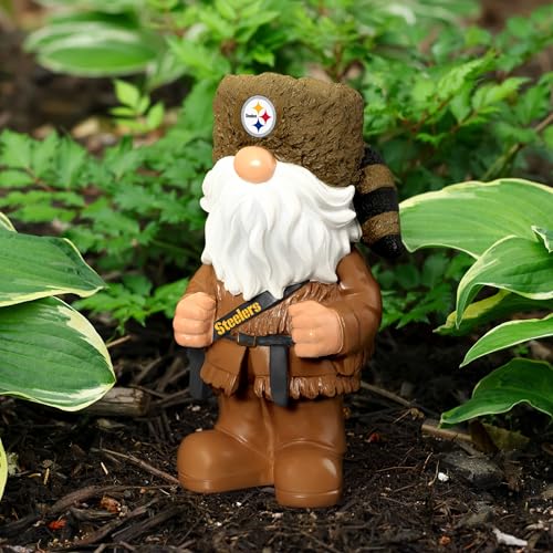 Pittsburgh Steelers Frontiersman Americana Gnome - 10 Inch