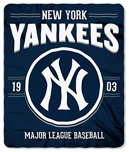 MLB New York Yankees Fleece Throw Blanket 50x60 Team Colors - Northwest