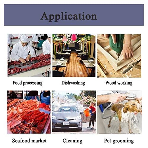 Waterproof Aprons with Long Sleeves, Chemical Resistant Aprons for men MD008Blue