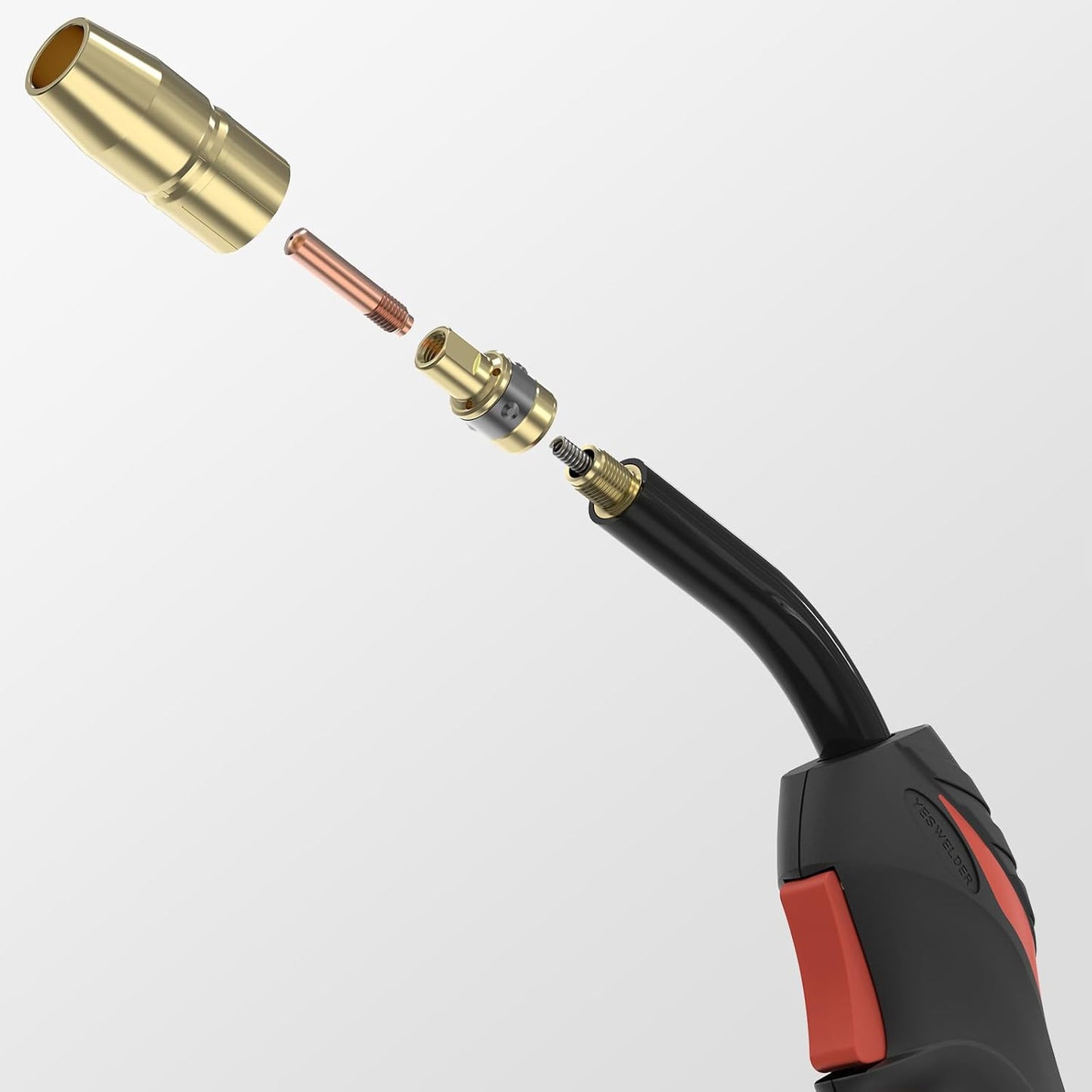 150Amp MIG Welding Gun Torch Replacement for Miller M-150/M-15 - 12ft YESWELDER