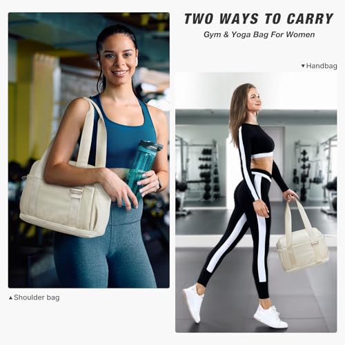 G4Free 10L Mini Gym Bag with Wet Pocket, Lightweight Duffle for Women & Men