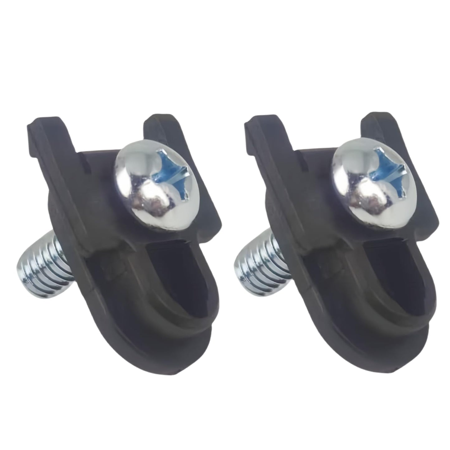 WR01X39781 Refrigerator Door Handle Fastener (2-Pack) – Compatible with GE Freezer & Refrigerator Handles – Replaces AP7175647, WR01X25070 – Durable Black Replacement Parts