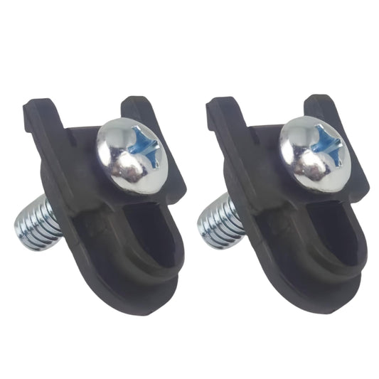 WR01X39781 Refrigerator Door Handle Fastener (2-Pack) – Compatible with GE Freezer & Refrigerator Handles – Replaces AP7175647, WR01X25070 – Durable Black Replacement Parts