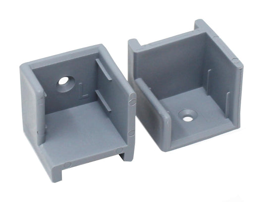 Left & Right Hand Hinge Pontoon Door Stop Kit (1, Grey)