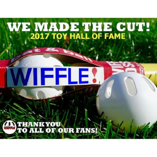 Wiffle Baseballs - Pack of 2 Official Size 9-Inch Soft Training Balls