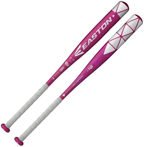 Easton Pink Sapphire Fastpitch Softball Bat - Approved for All Fields | -10 Drop | Durable Aluminum Construction