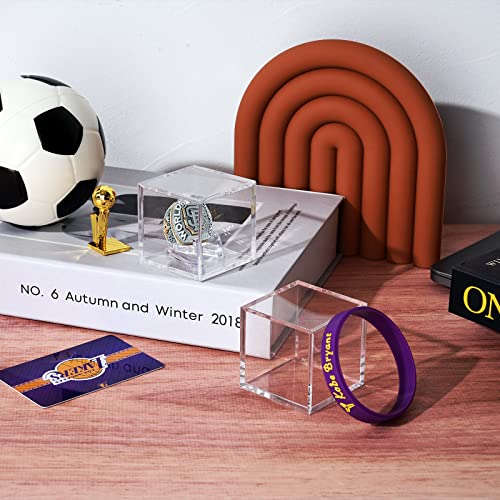 Acrylic Championship Ring Display Case - 1pc Holder for Super Bowl, Baseball & More