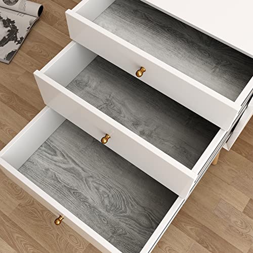 LACHEERY Faux Wood Wallpaper Peel and Stick Grey Wood Contact Paper for Cabinets Self Adhesive Wallpaper Wood Grain Contact Paper Wood Look Matte Kitchen Countertop Contact Paper Waterproof 15.8"x80"