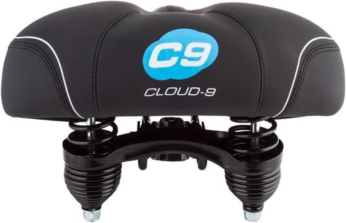 Cloud-9 Cruiser Select Saddle - Comfortable Black Soft Touch Vinyl | 10.5" x 10.75"