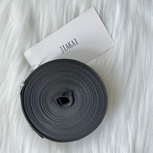 Heavy-Duty Nylon Webbing Strap - 1 Inch Wide, 10 Yards - Black
