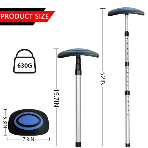 LOVACE Golf Travel Bag Support System, Golf Club Travel Protection Kit (Blue)