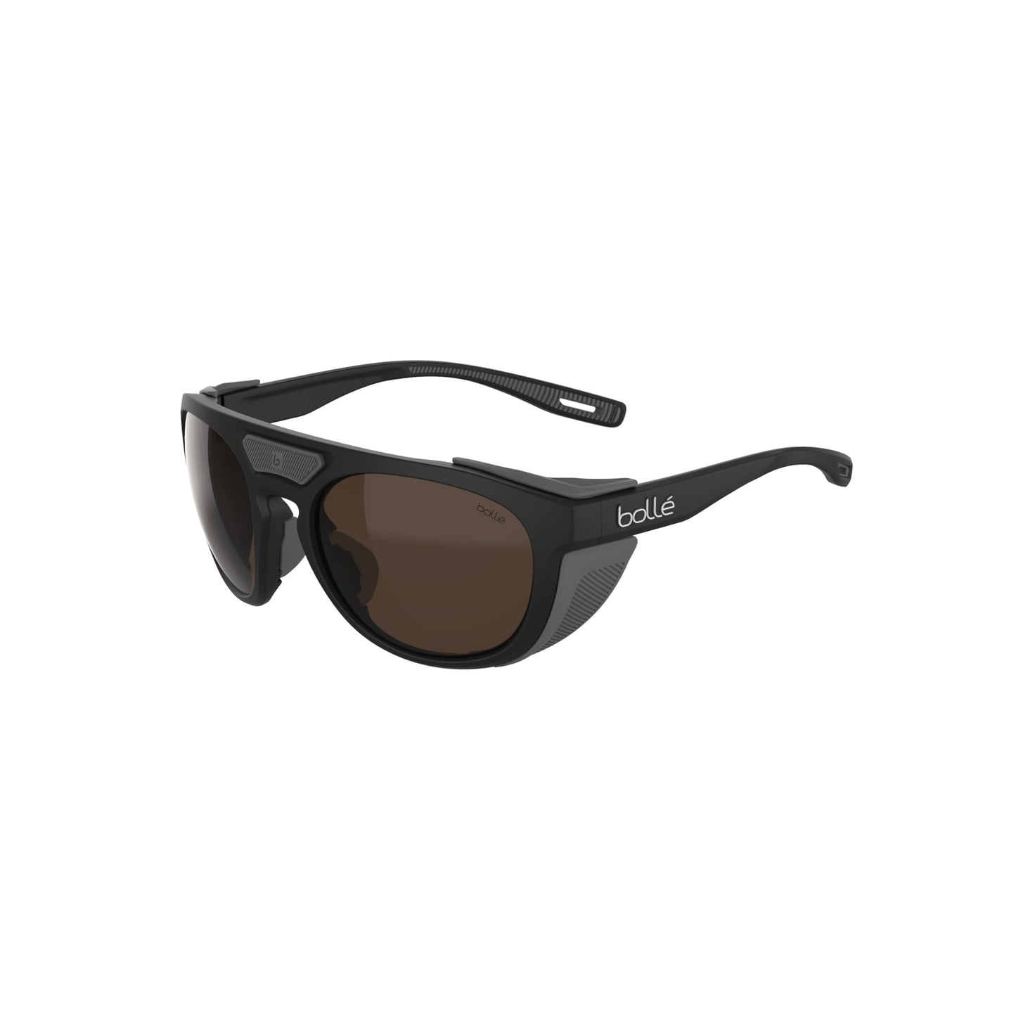 Bollé - ADVENTURER, Black Matte II, Bollé 100 Gun, Medium, Sunglasses, Unisex, Adult