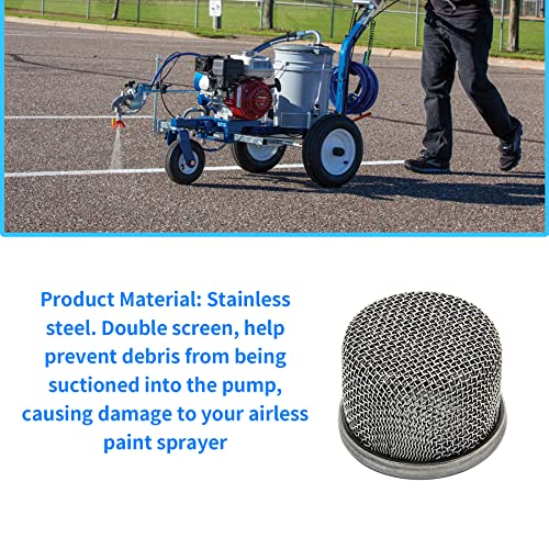 181072 or 181-072 Inlet Strainer Screen Filter with 1" NPT Thread Stainless Steel for UltraMax 795 1095 1595 GMAX 3900 5900 Ultra 750 1000 1500 Airless Paint Sprayer Suction Hose