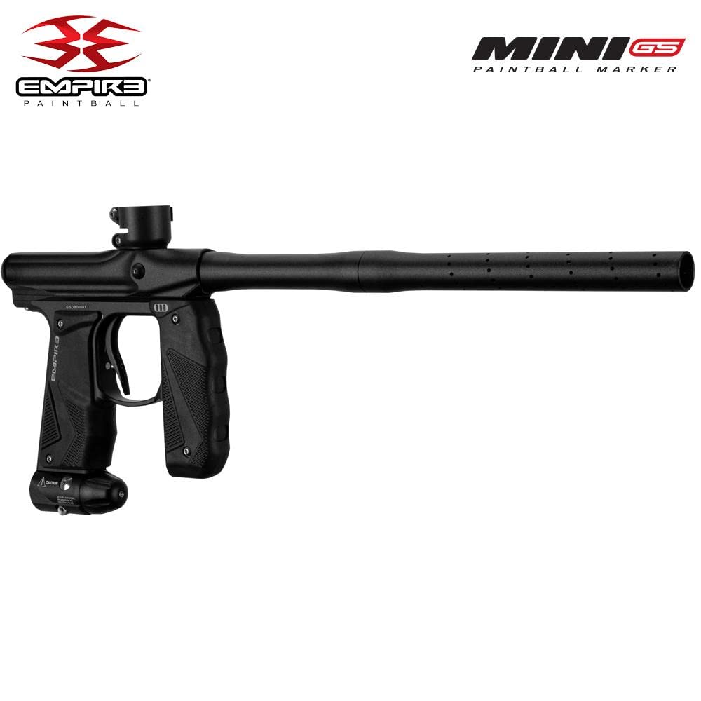 Maddog Empire Mini GS Tournament Elite Paintball Gun Starter Package B - Dust Black 2-pc Barrel
