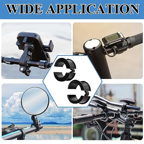 16 Pcs Bicycle Handlebar Rubber Gasket Set - Anti-Vibration Spacers