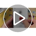 50 Pcs Reusable Anxiety Sensory Stickers - Inspiration Design