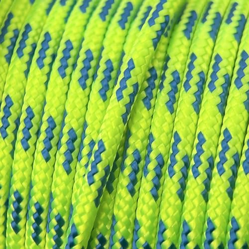 GM CLIMBING Green 3mm Double Braided Accessory Cord 100Ft | 400LBS Strength