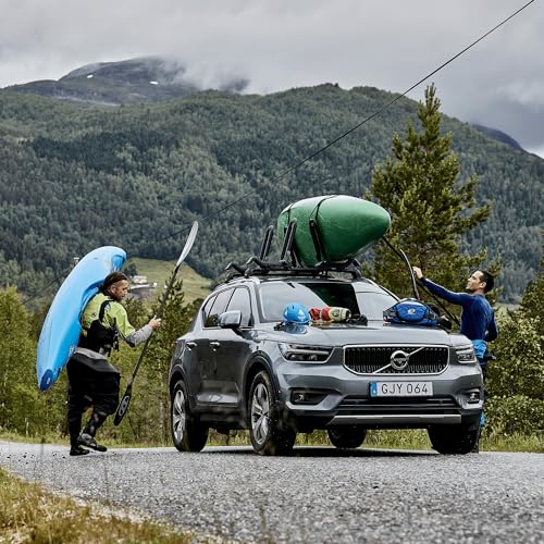 Thule Hull-a-Port XTR Kayak Rack - Holds 2 Kayaks, Folds Flat