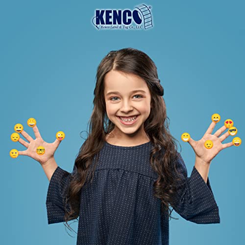 Emoticon Stickers for Kids - 1.5" Smile Circle Stickers - 18 Designs