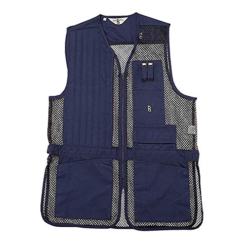 Mens Shooting Vest - Large, Navy