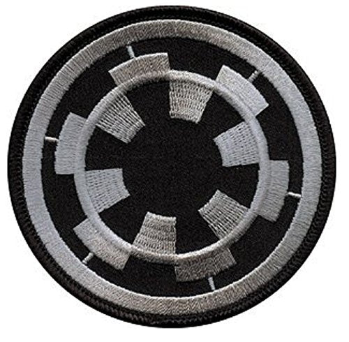 Imperial Target Patch - 4" Embroidery with Hook Backing - Black