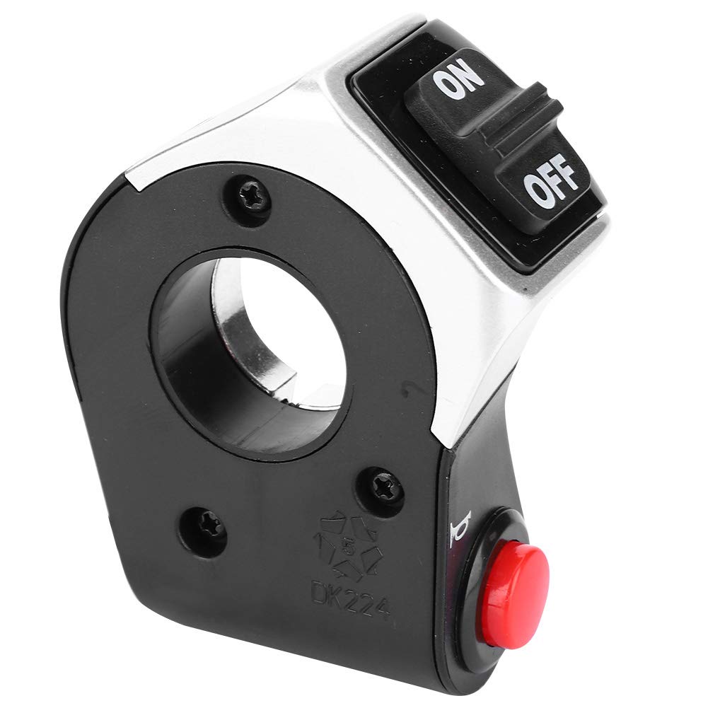 ASHATA E Light Horn Switch, Headlights Horn Button Switch for Electric Mountain E Scooter