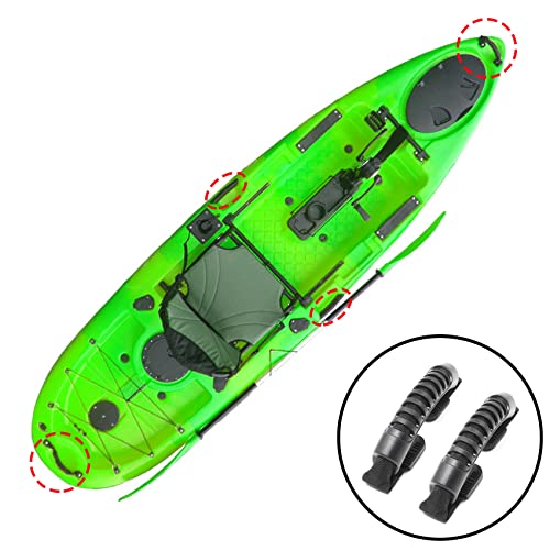 Kayak Carry Handles - 2 Pcs Rubber Side Mount with Fixing End