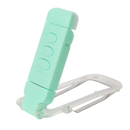 24 Led Rechargeable Book Light for Reading in Bed-Eye Caring 3 Color Temperatures,80 Hrs Runtime Lightweight Clip-On Lamp, Perfect for Kids, Book Lovers, and Student Gift (Green, Clip On)