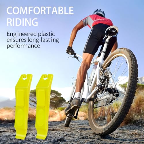 Bicycle Tire Levers - 2 Pack Yellow Tire Removal Tools