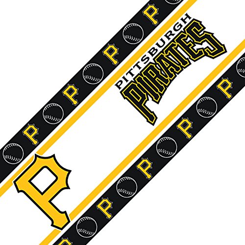 Pittsburgh Pirates Vinyl Peel-and-Stick Wall Border - 5" H x 15' L
