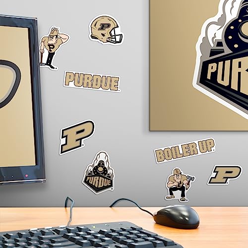 Purdue University Vinyl Stickers - 50 Waterproof Decals for Laptops & Cars