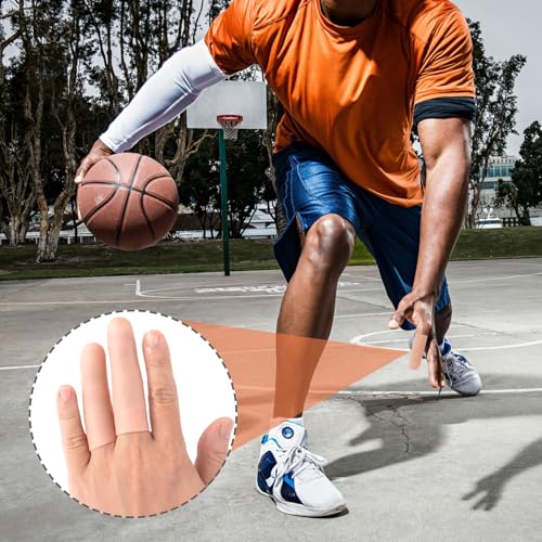 Gel Finger Support Protector Caps - 10pcs Small Beige
