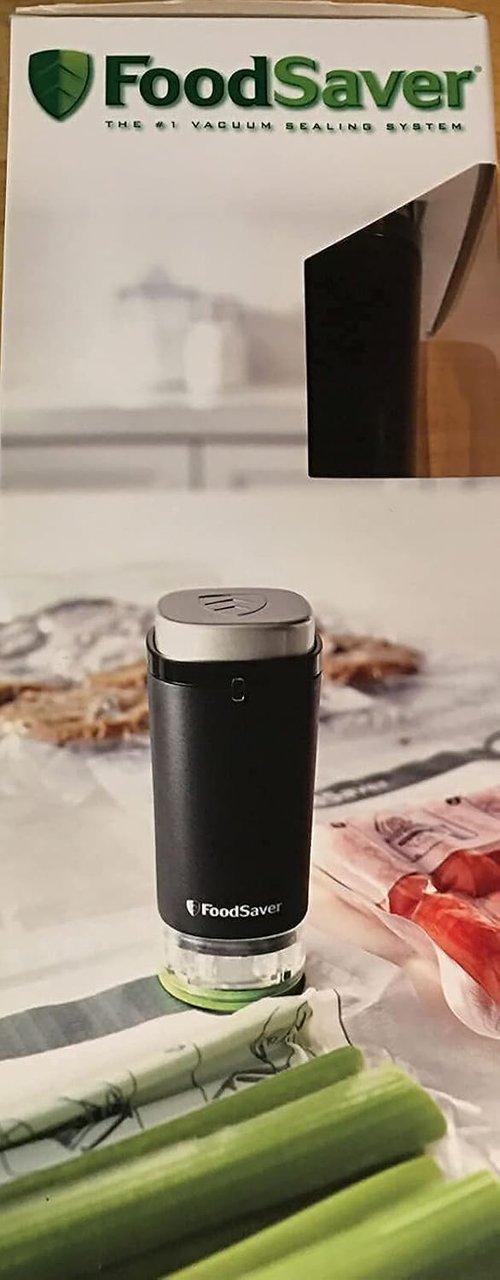 FoodSaver Handheld Vacuum Sealer - Cordless Design for Zipper Bags & Containers | Model FS1120