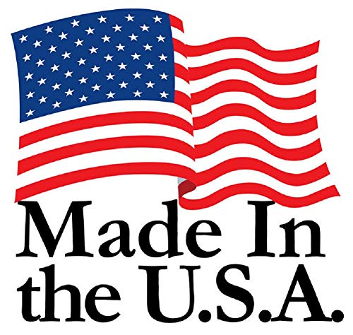 American Flag Vinyl Decal - 5x5 inch Matte Black Sticker