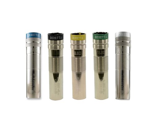Beretta OptimaChoke High Performance 20mm Extended 12Ga Improved Cylinder Choke Tube with Alumimum Band, Silver with Yellow Band