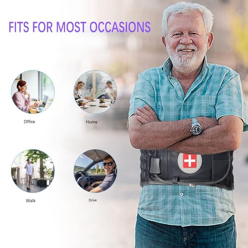 Blue Decompression Back Belt with Lumbar Support for Pain Relief, 29-49 in Waist – One Size