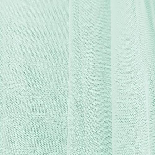 High Waist Pleated Maxi Skirt - Mint Green, A-Line Chiffon