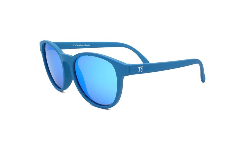 T3 Shades Men's and Women's Polarized Sunglasses with UV400 protection, Blue
