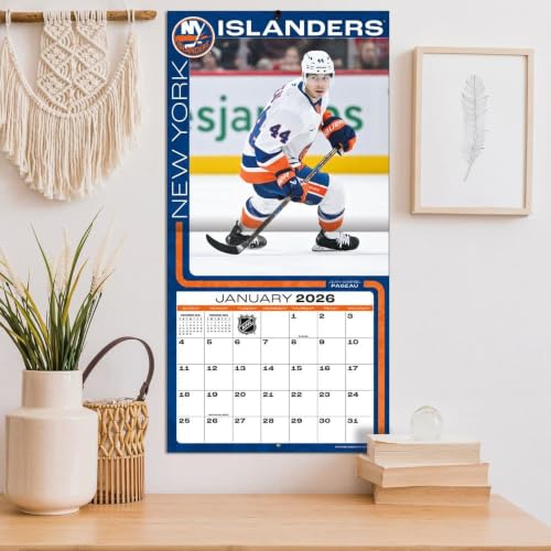 New York Islanders 2026 Wall Calendar - 12x12 Full-Color Photos