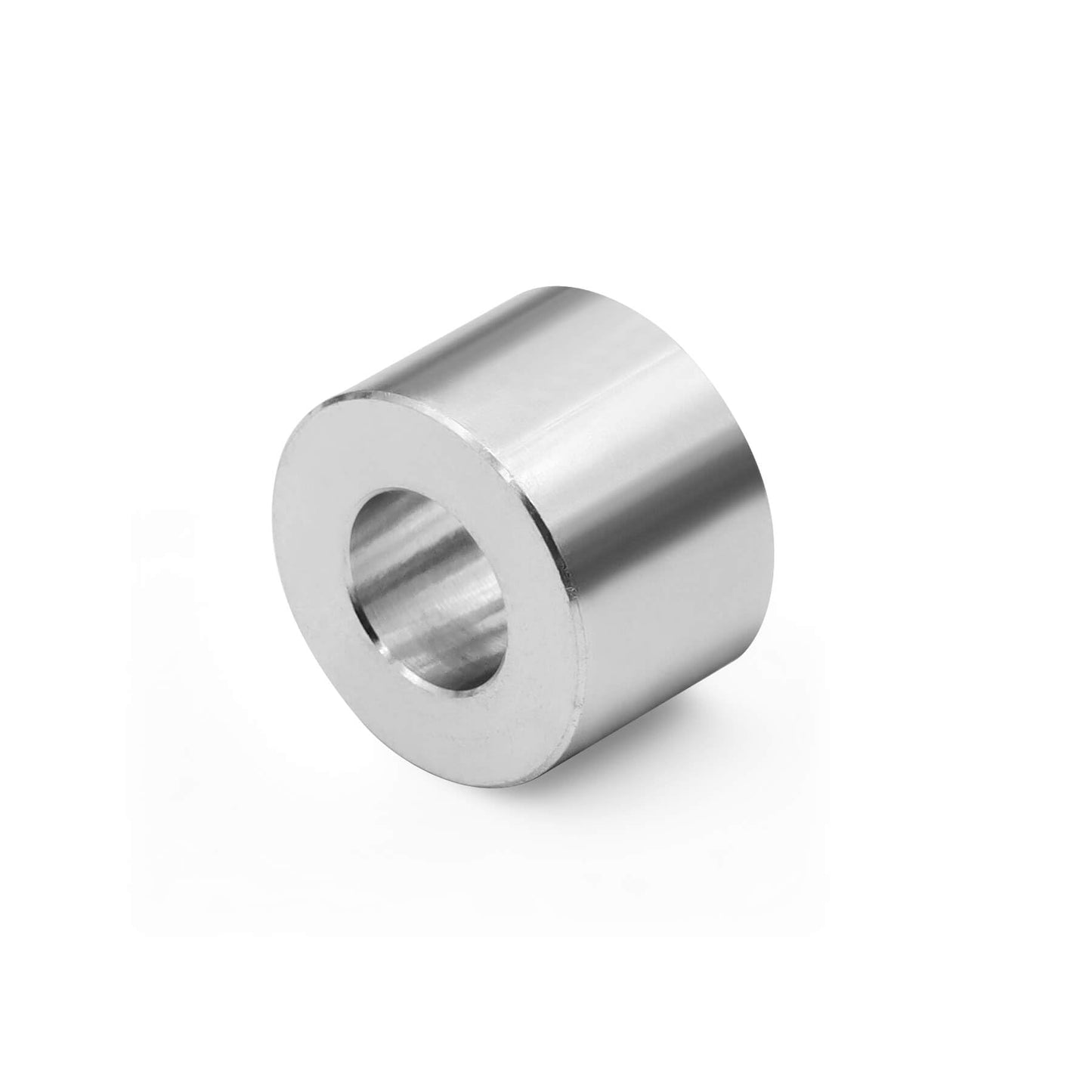 Wulankd 10pcs Aluminum Spacer 3/4" OD x 3/8" ID x 1/2" Length, Round Spacer, Unthreaded Standoff Bushing Plain Finish, Fits Screws Bolts 3/8"