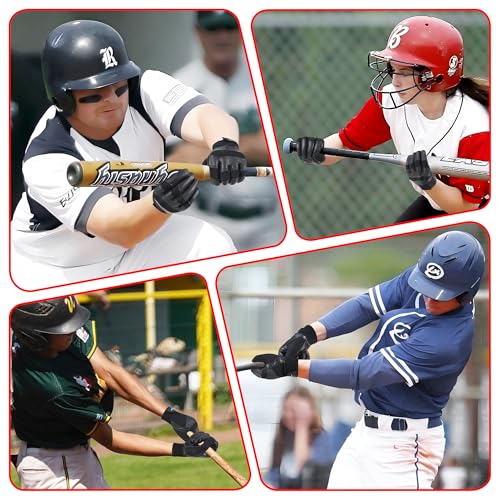 GIAMZONP Adult Large Baseball Batting Gloves - Breathable, Durable Grip for Men & Women